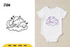 Kawaii Cute Elephant SVG Bundle
