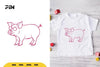 Kawaii Cute Pig SVG Bundle