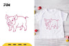 Kawaii Cute Pig SVG Bundle