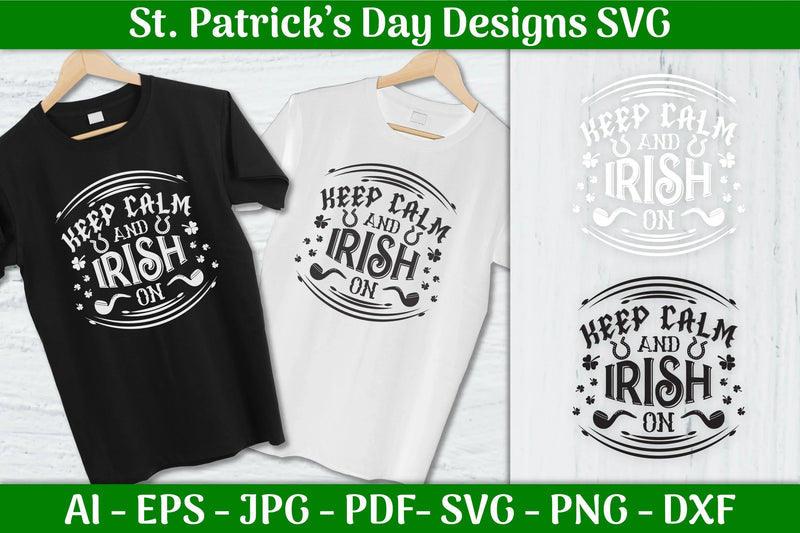 Keep Calm Irish St Patrick's Day SVG Bundle 2 - CraftNest - Digital Crafting and Art