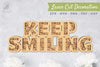 Keep Smiling 3D Lasercut Decoration Clipart Bundle