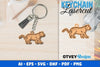 Keychain Animals Lasercut SVG Bundle