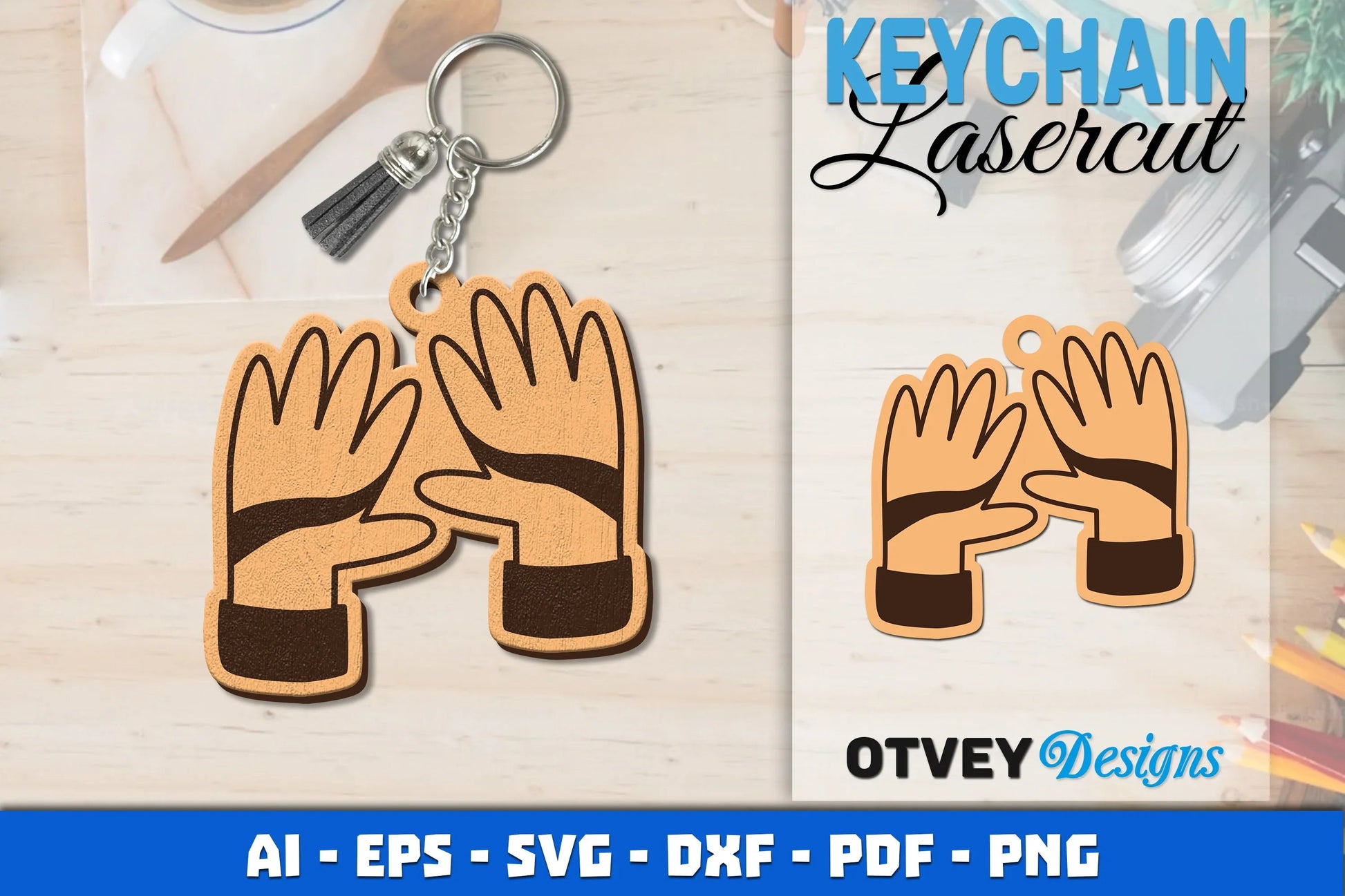 Keychain Diving Lasercut SVG Bundle 4 - CraftNest - Digital Crafting and Art