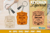 Keychain Halloween Lasercut SVG Bundle