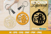 Keychain Halloween Lasercut SVG Bundle