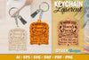 Keychain Halloween Lasercut SVG Bundle