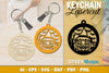 Keychain Halloween Lasercut SVG Bundle