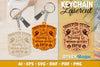 Keychain Halloween Lasercut SVG Bundle