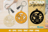 Keychain Halloween Lasercut SVG Bundle