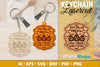 Keychain Halloween Lasercut SVG Bundle