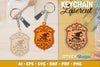 Keychain Halloween Lasercut SVG Bundle