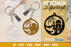Keychain Halloween Lasercut SVG Bundle
