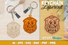 Keychain Halloween Lasercut SVG Bundle