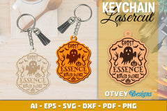Keychain Halloween Lasercut SVG Bundle 215 - CraftNest - Digital Crafting and Art