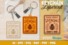 Keychain Halloween Lasercut SVG Bundle