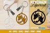 Keychain Halloween Lasercut SVG Bundle