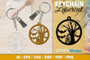 Keychain Halloween Lasercut SVG Bundle