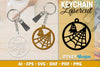 Keychain Halloween Lasercut SVG Bundle