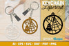 Keychain Halloween Lasercut SVG Bundle