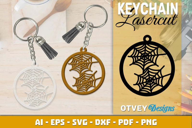 Keychain Halloween Lasercut SVG Bundle 185 - CraftNest - Digital Crafting and Art