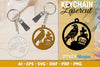 Keychain Halloween Lasercut SVG Bundle