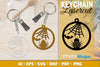 Keychain Halloween Lasercut SVG Bundle
