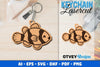 Keychain Sea Animals Lasercut SVG Bundle