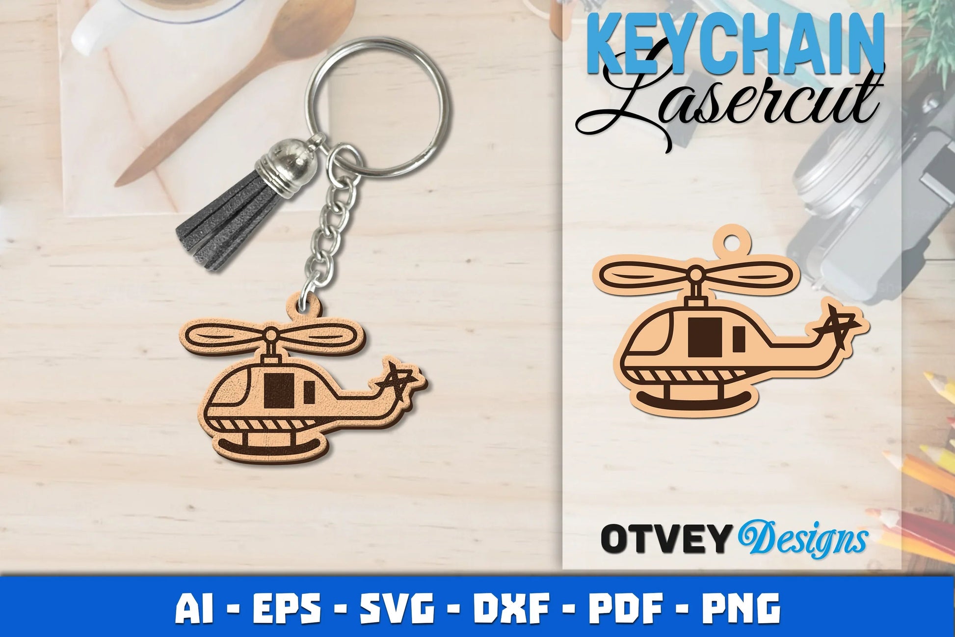 Keychain Transport Lasercut SVG Bundle 3 - CraftNest - Digital Crafting and Art