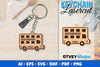 Keychain Transport Lasercut SVG Bundle