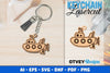 Keychain Transport Lasercut SVG Bundle