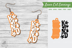 Kind Laser Cut Earrings SVG Bundle - CraftNest - Digital Crafting and Art