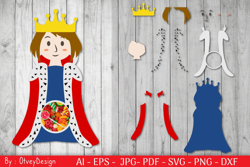 King Charles Candy Dome SVG Bundle - CraftNest - Digital Crafting and Art