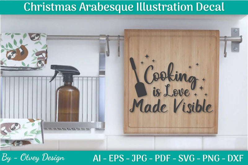 Kitchen Decal SVG Bundle - CraftNest - Digital Crafting and Art