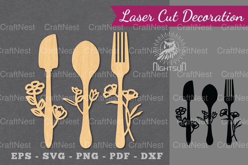 Laser Cut Kitchen Sign Design Bundle - CraftNest - Digital Crafting and Art