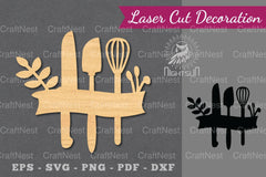Laser Cut Kitchen Sign Design Bundle - CraftNest - Digital Crafting and Art