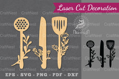 Laser Cut Kitchen Sign Clipart Bundle - CraftNest - Digital Crafting and Art