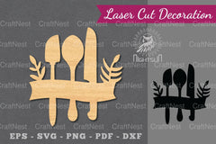 Laser Cut Kitchen Sign Clipart Bundle - CraftNest - Digital Crafting and Art