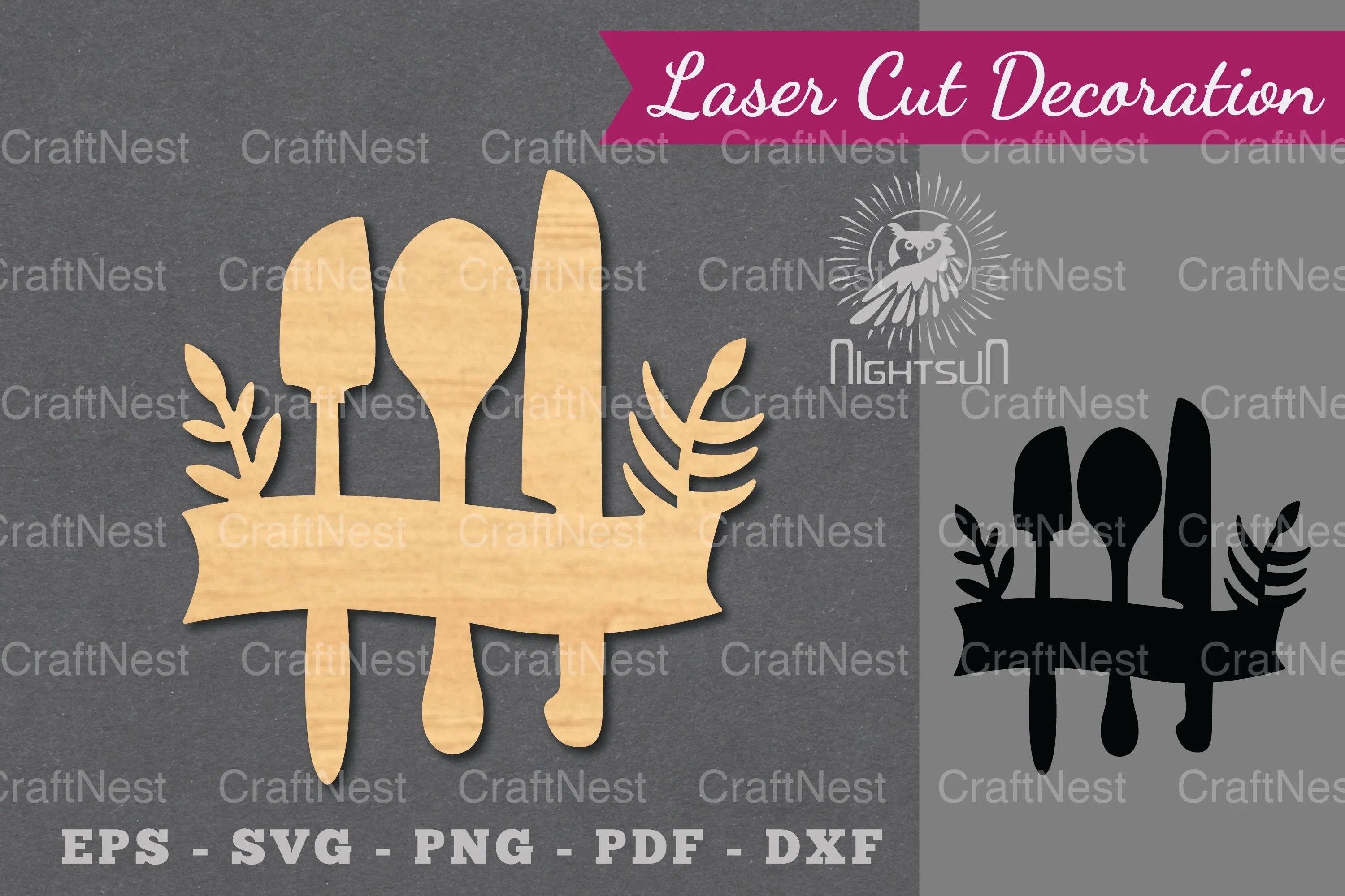 Laser Cut Kitchen Sign Clipart Bundle - CraftNest - Digital Crafting and Art