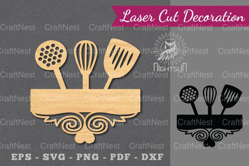 Laser Cut Kitchen Sign Clipart Bundle - CraftNest - Digital Crafting and Art
