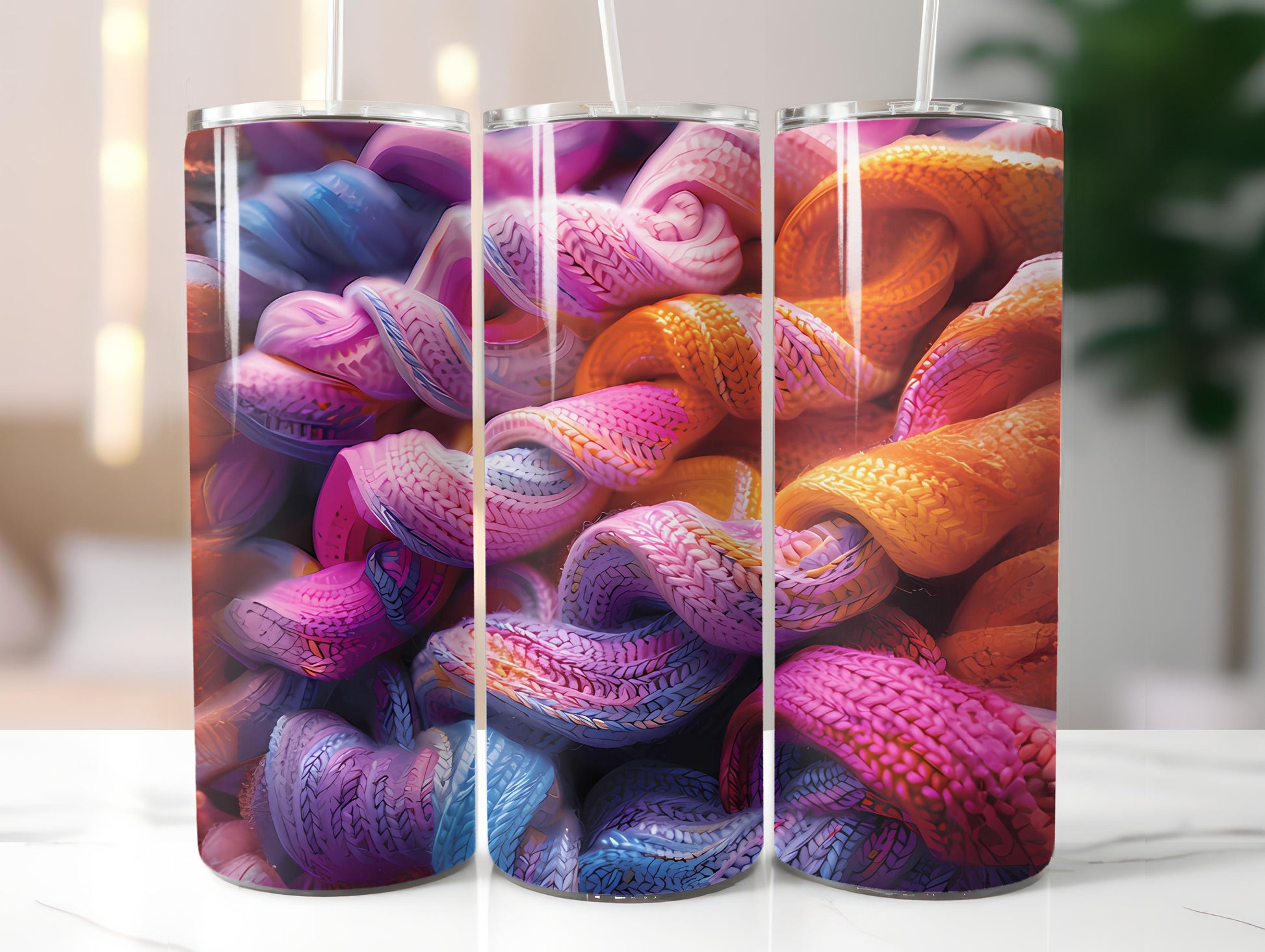 Knitting 2 Tumbler Wrap - CraftNest - Digital Crafting and Art