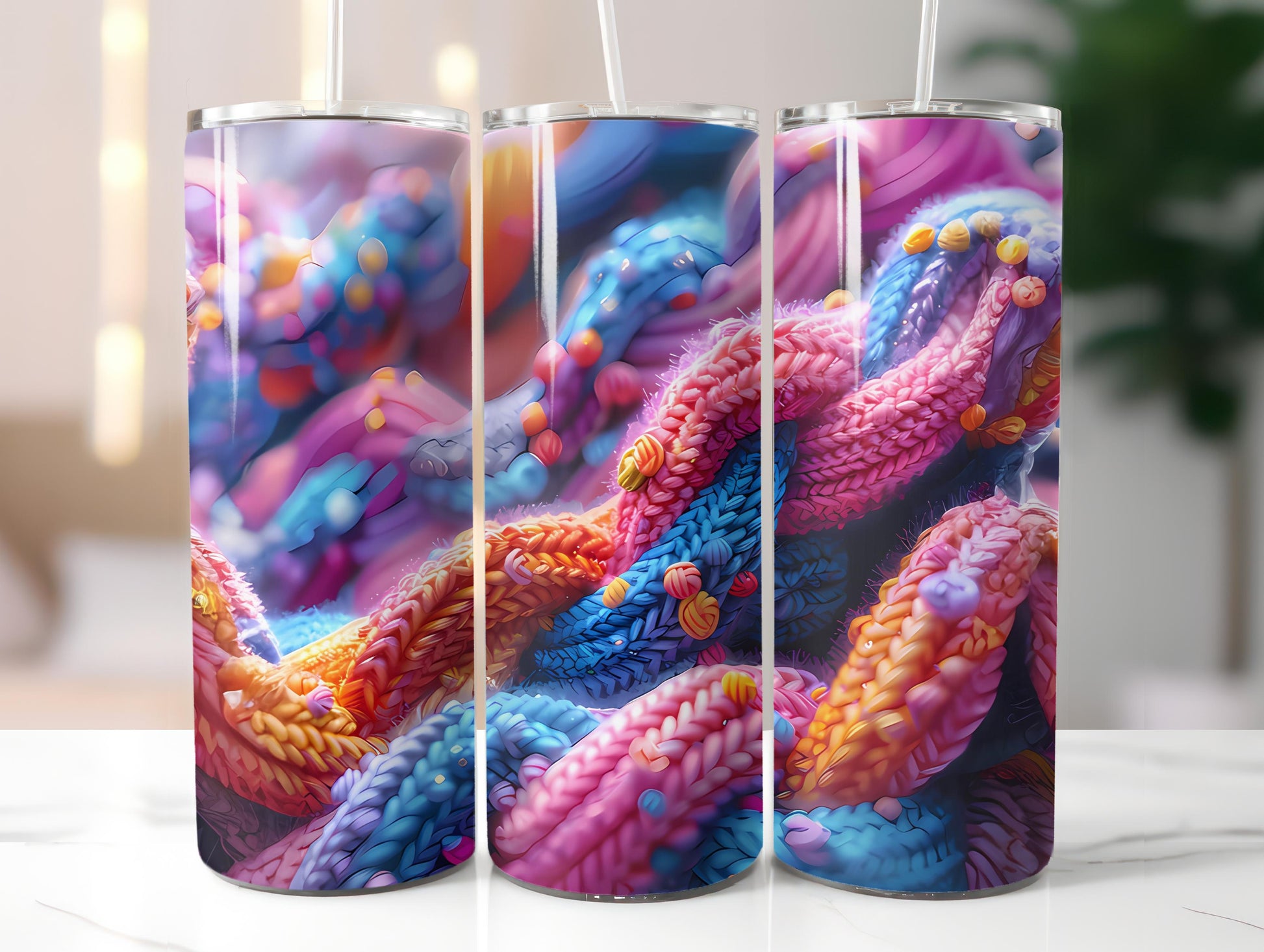 Knitting 1 Tumbler Wrap - CraftNest - Digital Crafting and Art