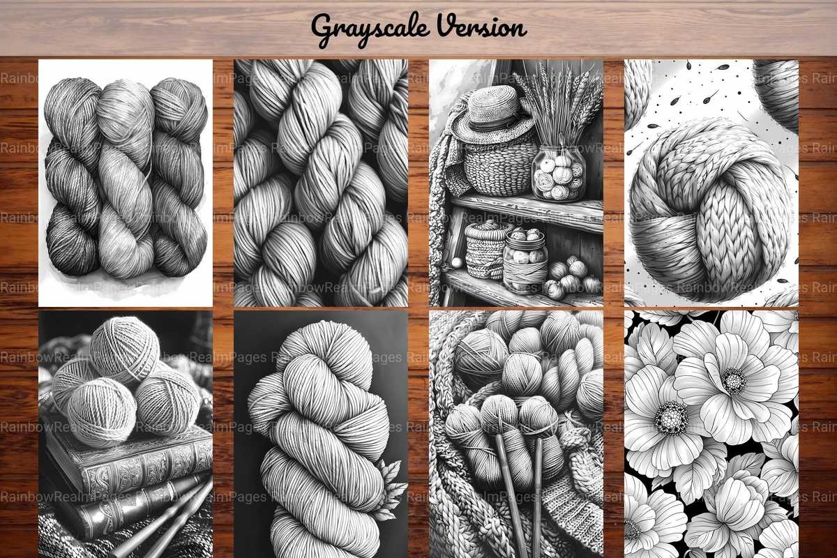Knitting And Crocheting Coloring Books - CraftNest - Digital Crafting and Art
