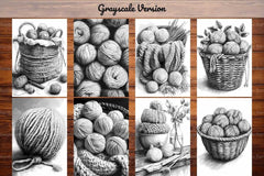 Knitting And Crocheting Coloring Books - CraftNest - Digital Crafting and Art