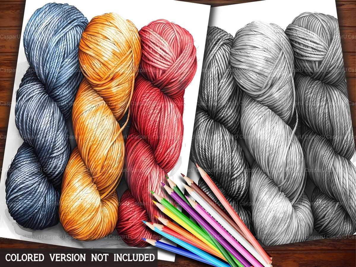Knitting And Crocheting Coloring Books - CraftNest - Digital Crafting and Art