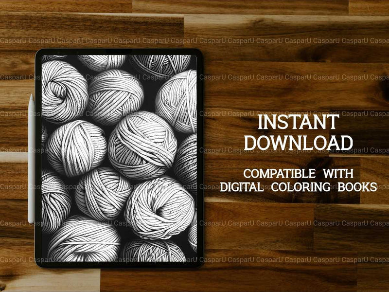 Knitting And Crocheting Coloring Books - CraftNest - Digital Crafting and Art
