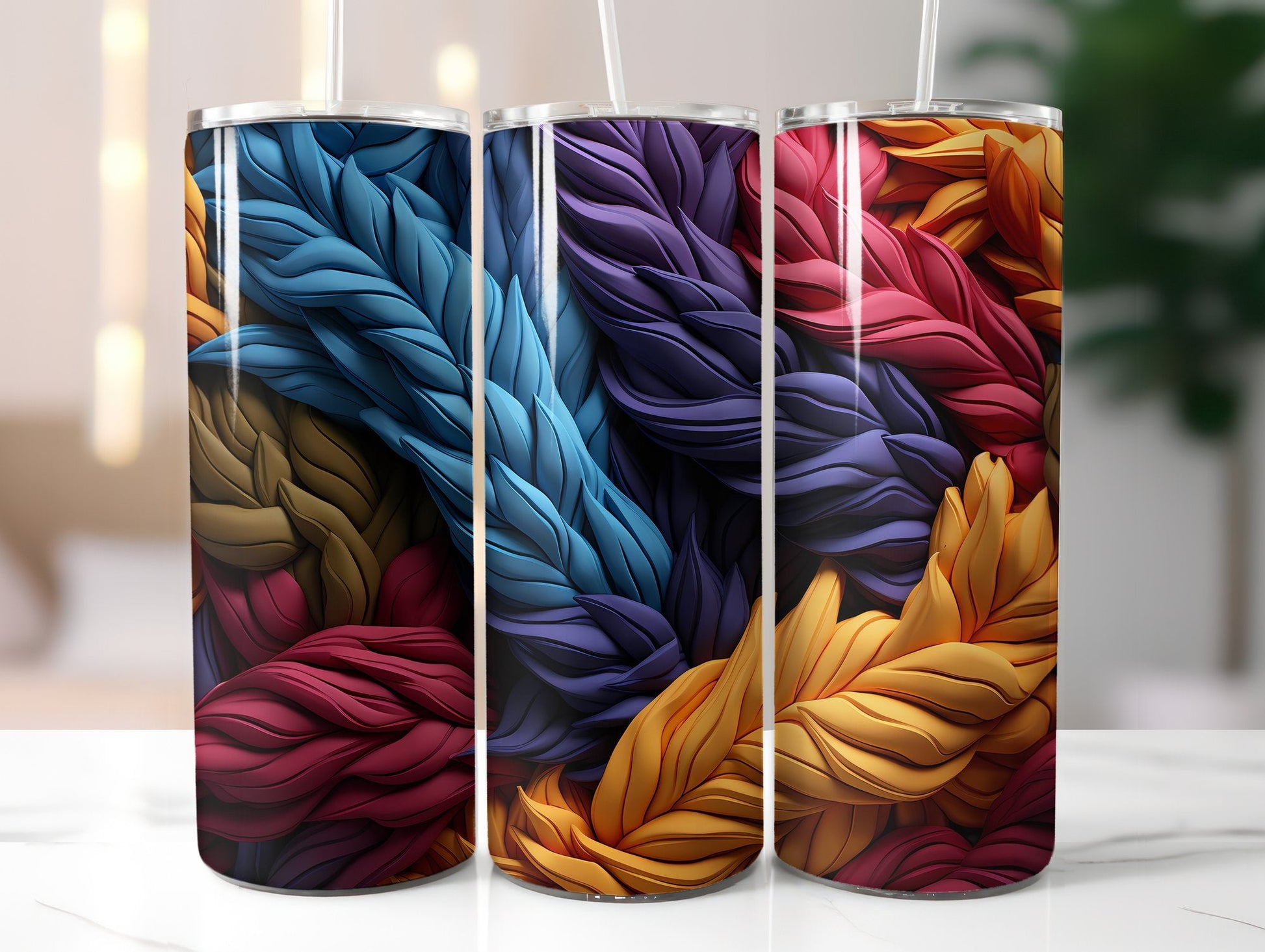 Knitting and Crafting Tumbler Wrap - CraftNest
