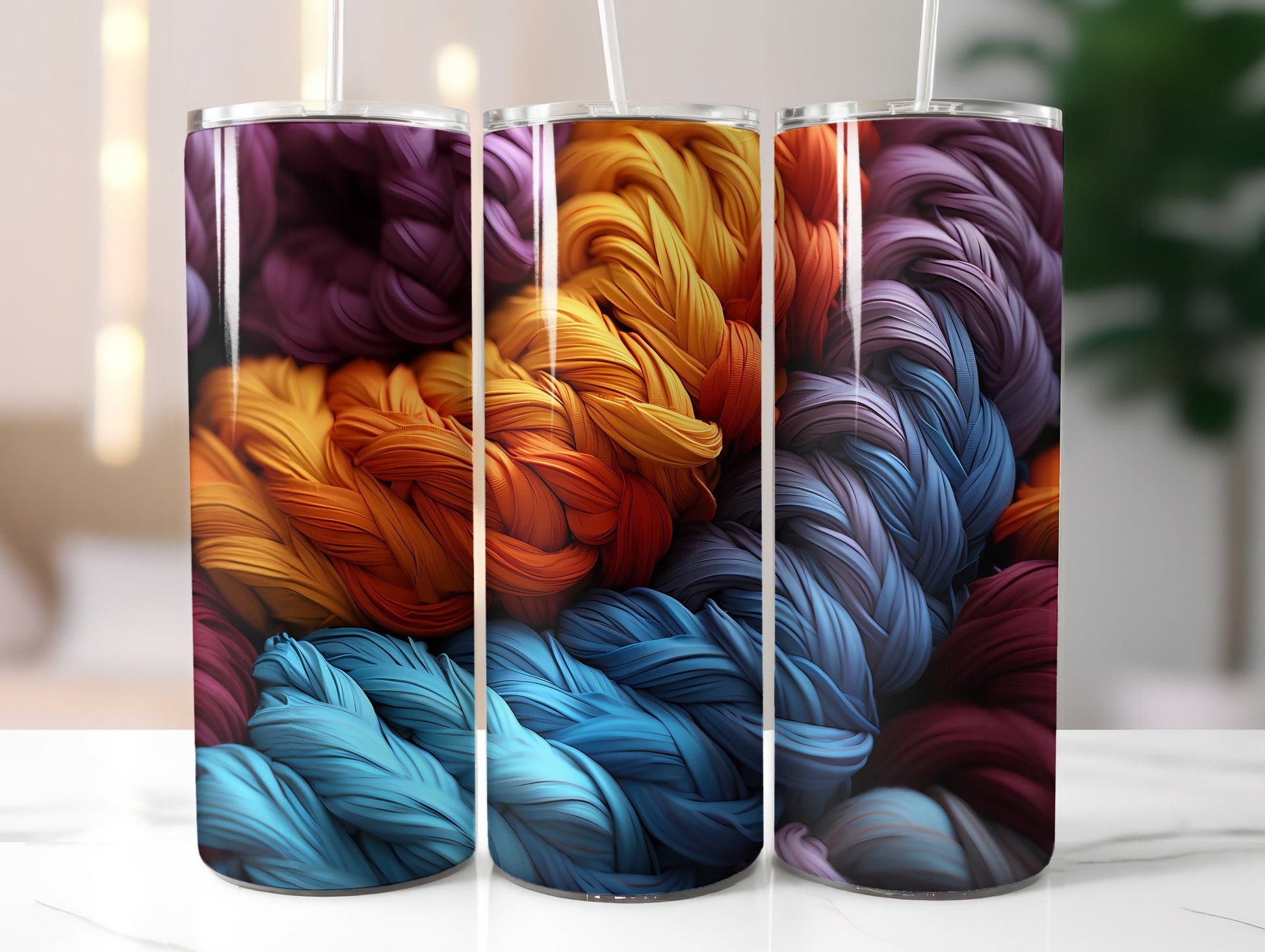 Knitting and Crafting Tumbler Wrap - CraftNest