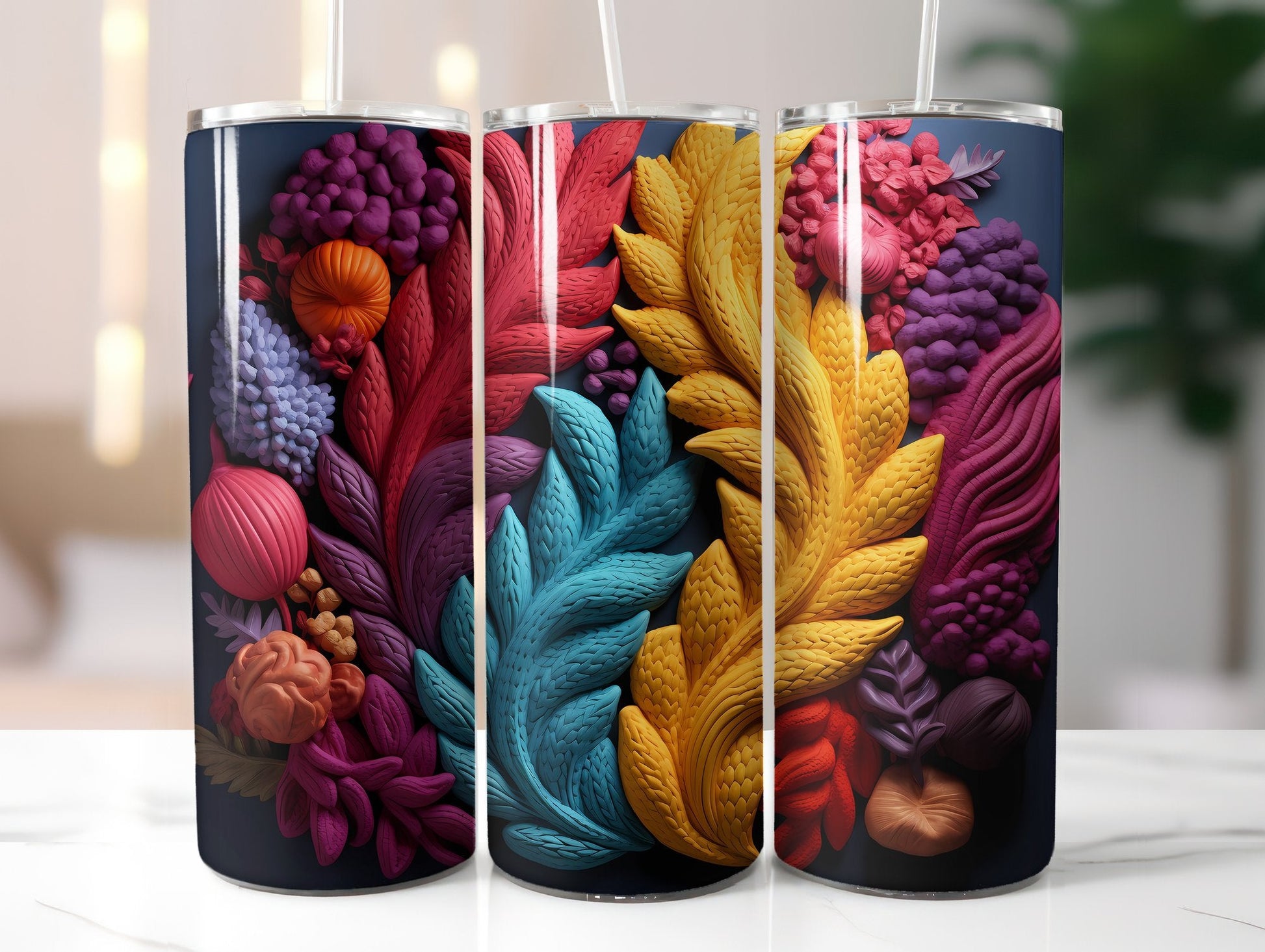 Knitting and Crafting Tumbler Wrap - CraftNest