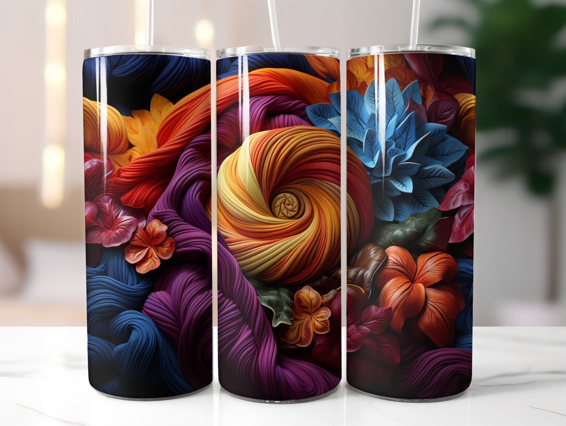 Knitting and Crafting Tumbler Wrap - CraftNest