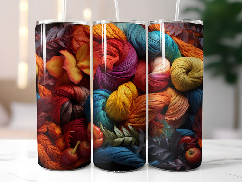 Knitting and Crafting Tumbler Wrap - CraftNest